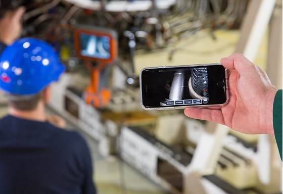 通過(guò)手機(jī)同步查看工業(yè)內(nèi)窺鏡檢測(cè)圖像 通過(guò)手機(jī)同步查看工業(yè)內(nèi)窺鏡檢測(cè)圖像