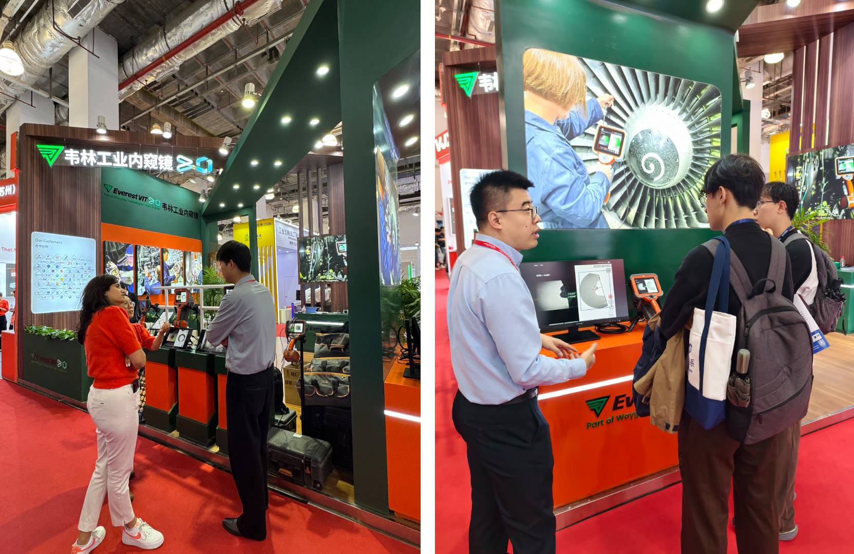 韋林工業(yè)內(nèi)窺鏡產(chǎn)品吸引大量客戶關注